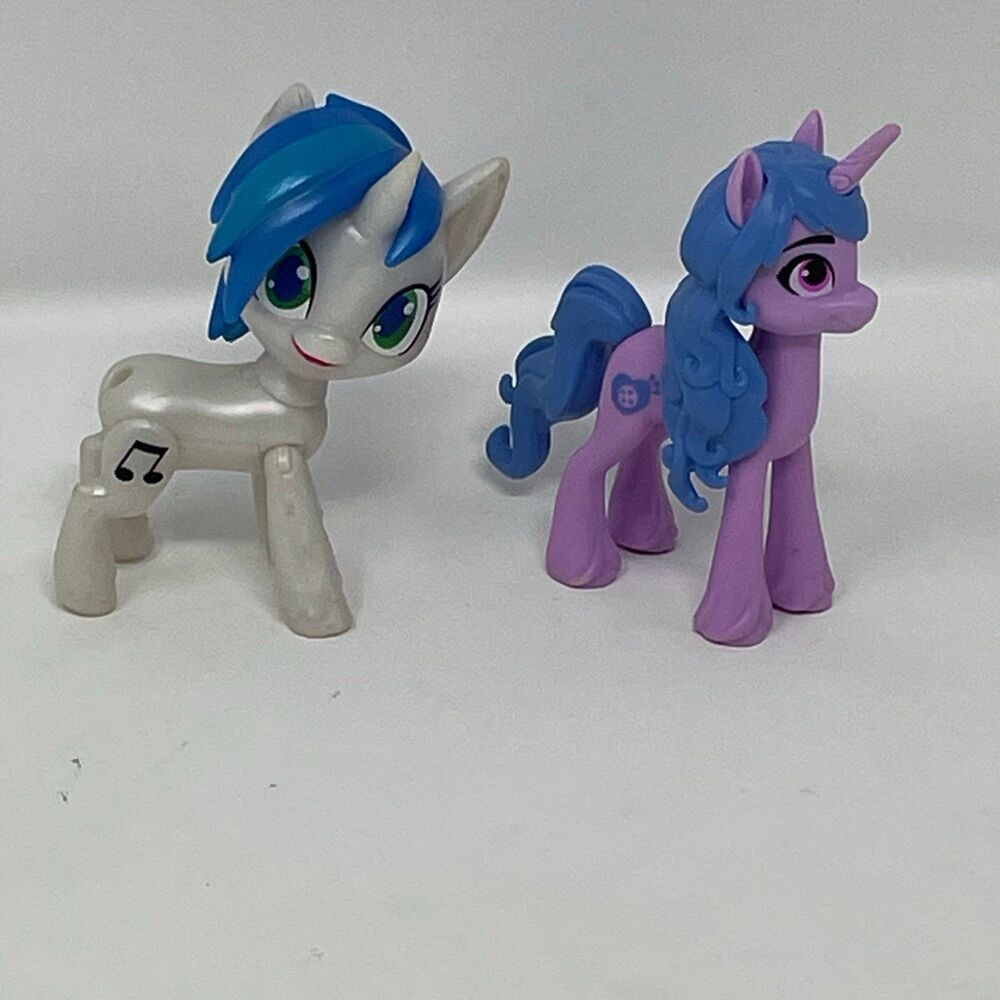 My Little Pony A New Generation Izzy Moonbow & DJ Pon-3 Figures lot of 2 Ponies
